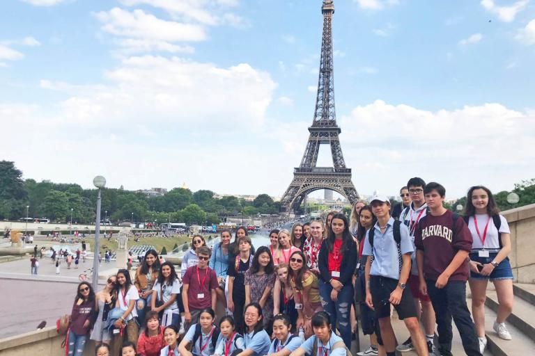Alpadia students in Paris